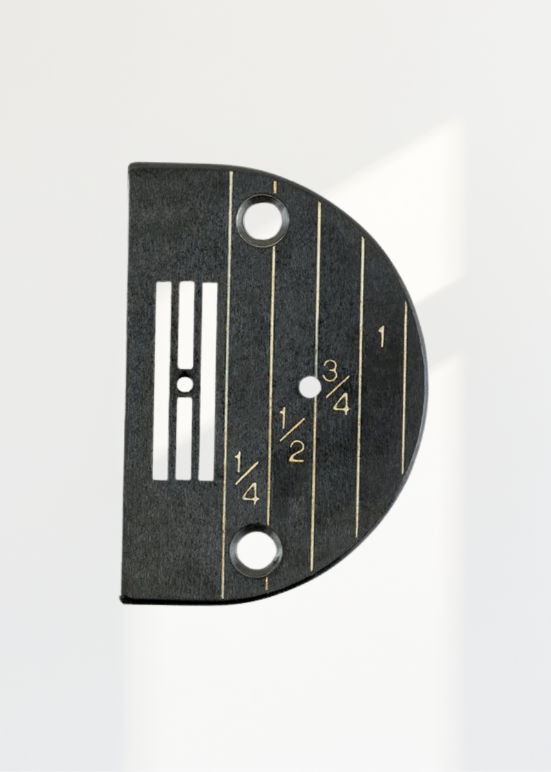 Regular Needle Plate W/ Line Gauge - Sewing Machine Parts - (52032LG)
