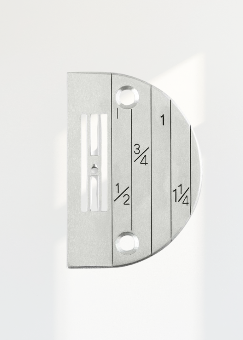 Regular Needle Plate with Line Gauge (142061 LG) – Sewing Machine Replacement Part