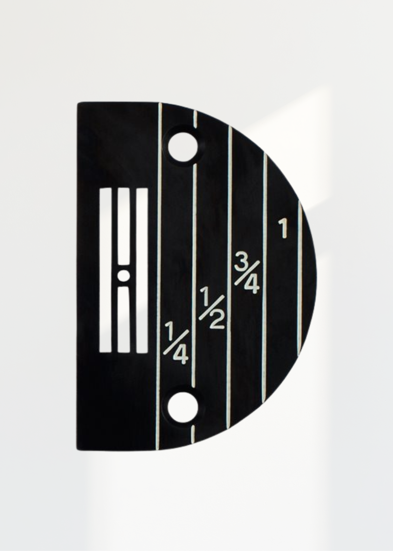 Regular Needle Plate with Line Gauge (143243LG) – Sewing Machine Replacement Part