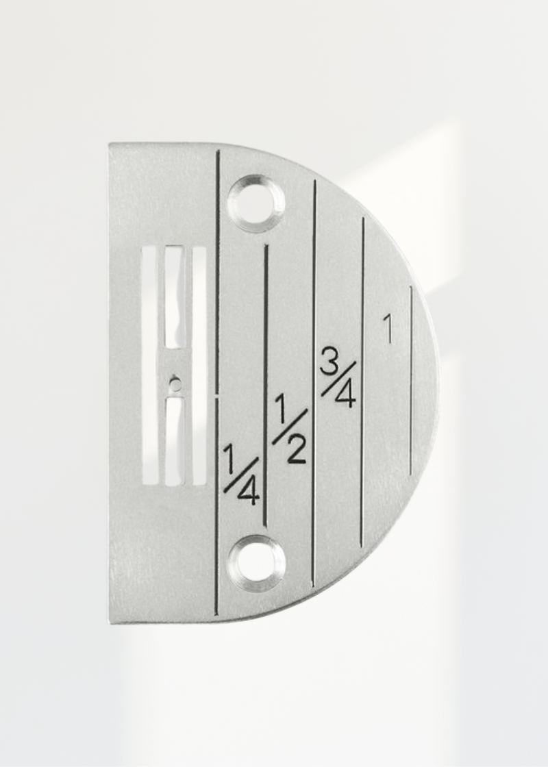 Regular Needle Plate with Line Gauge (147158 LG) – Sewing Machine Replacement Part