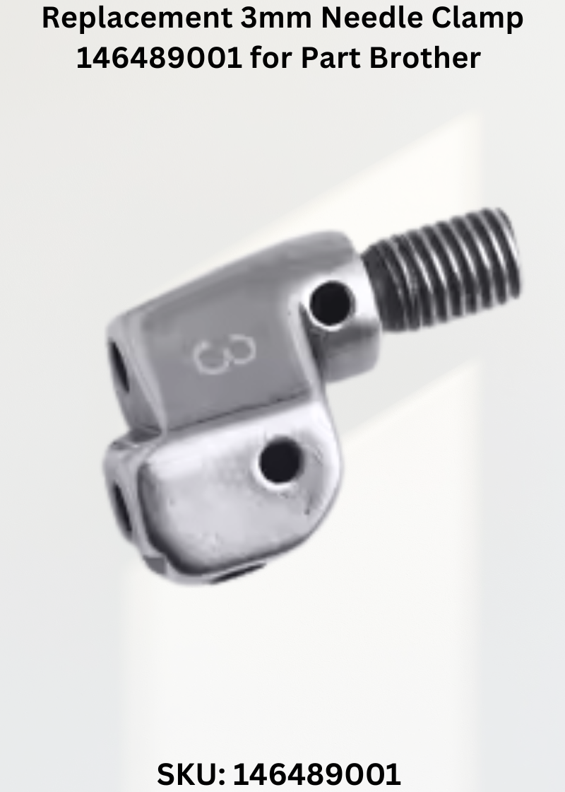 Replacement 3mm Needle Clamp 146489001 for Part Brother MA4-B551 Sewing Machine