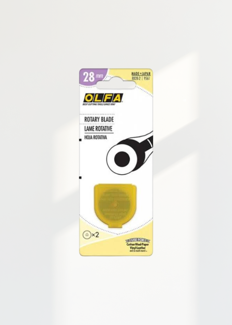 Replacement Rotary Blade RB28-2 — 2 Pk/Per Card