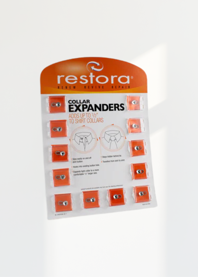 Restora Collar Expanders Display For Resale - 12/Pack