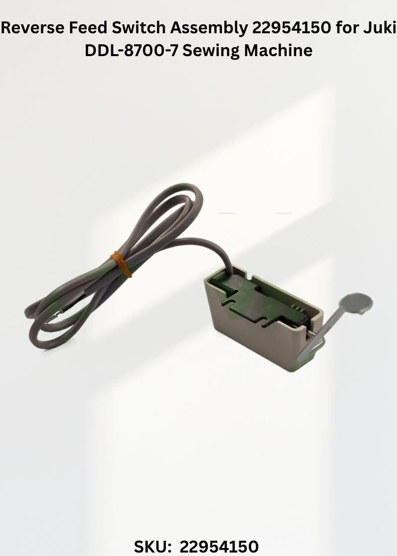 Reverse Feed Switch Assembly 22954150 for Juki DDL-8700-7 Sewing Machine