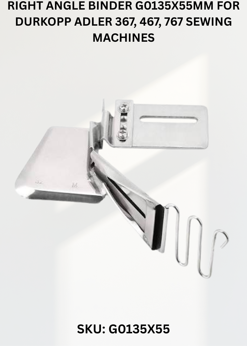 Right Angle Binder G0135X55mm for Durkopp Adler 367, 467, 767 Sewing Machines