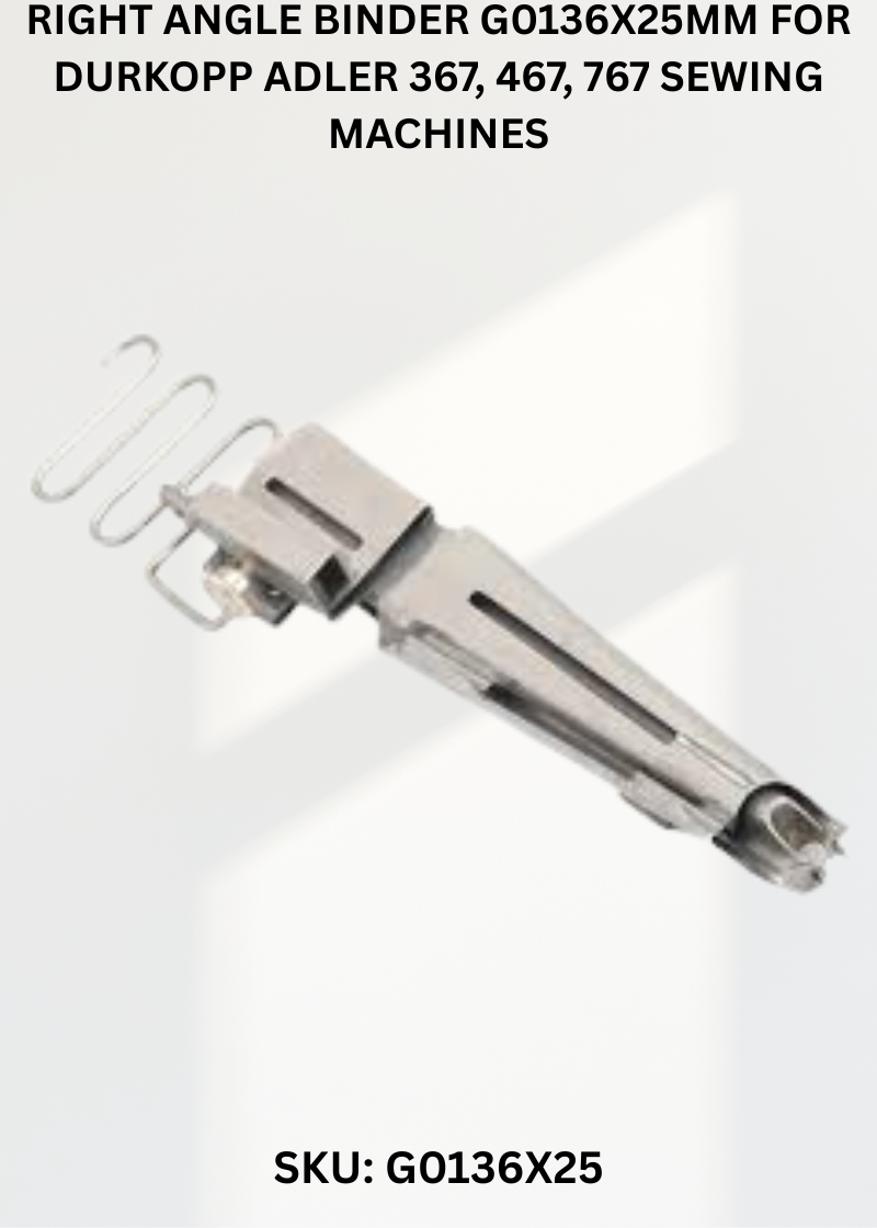 Right Angle Binder G0136X25mm for Durkopp Adler 367, 467, 767 Sewing Machines