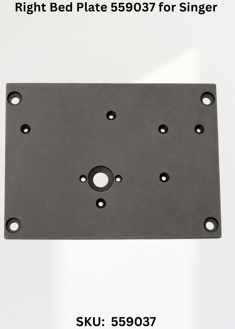 Right Bed Plate 559037 for Singer 300UX5 Tape Edge Sewing Machine