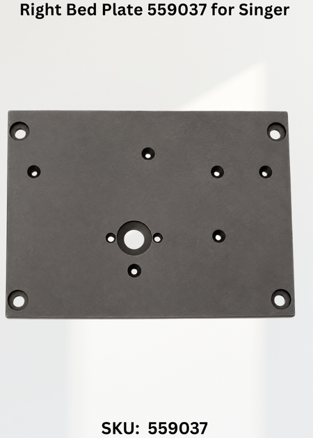 Right Bed Plate 559037 for Singer 300UX5 Tape Edge Sewing Machine