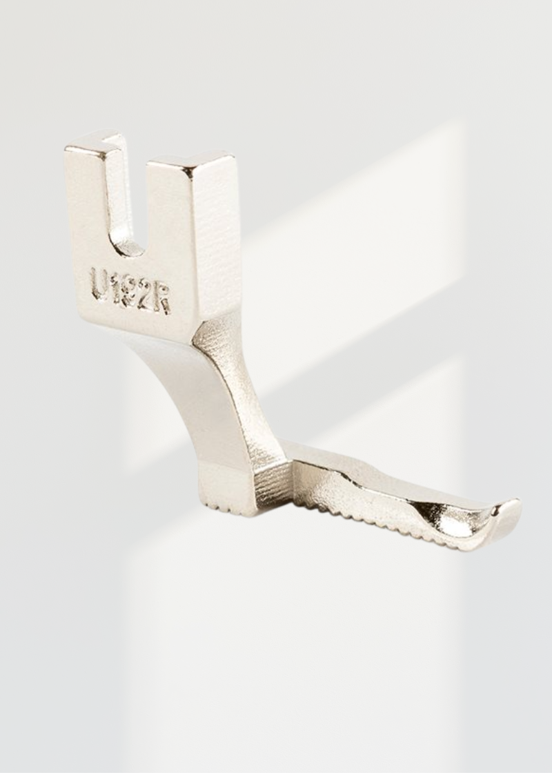 Right Foot Zipper Outside Edge Stitching Sewing Machine Foot (U192R) – Precision Stitching Tool