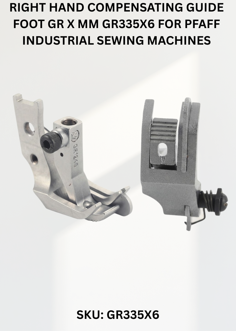 Right Hand Compensating Guide Foot Gr X Mm GR335X6 for Pfaff Industrial Sewing Machines