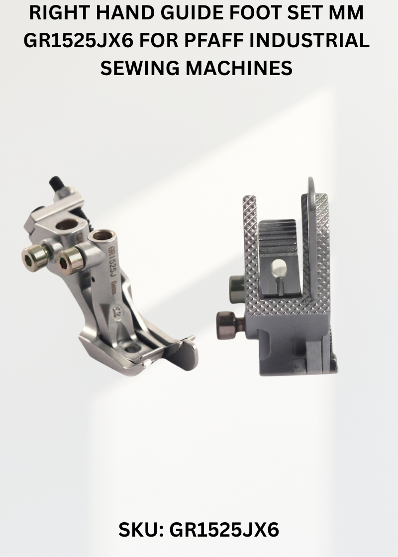 Right Hand Guide Foot Set Mm GR1525JX6 for Pfaff Industrial Sewing Machines