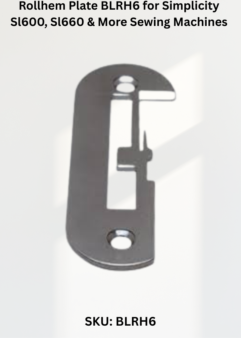 Rollhem Plate BLRH6 — Fits Simplicity L3-318, BL3-406, BL3-416, BL3-426 & more