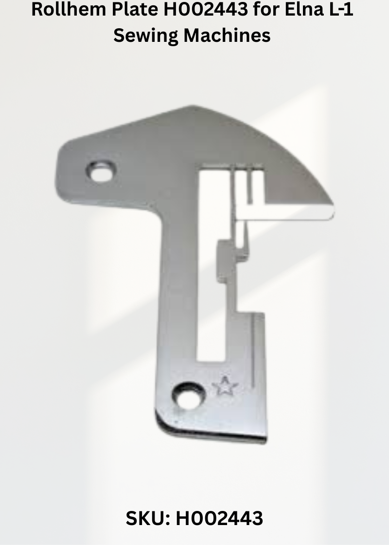 Rollhem Plate H002443 for Elna L-1 Sewing Machines