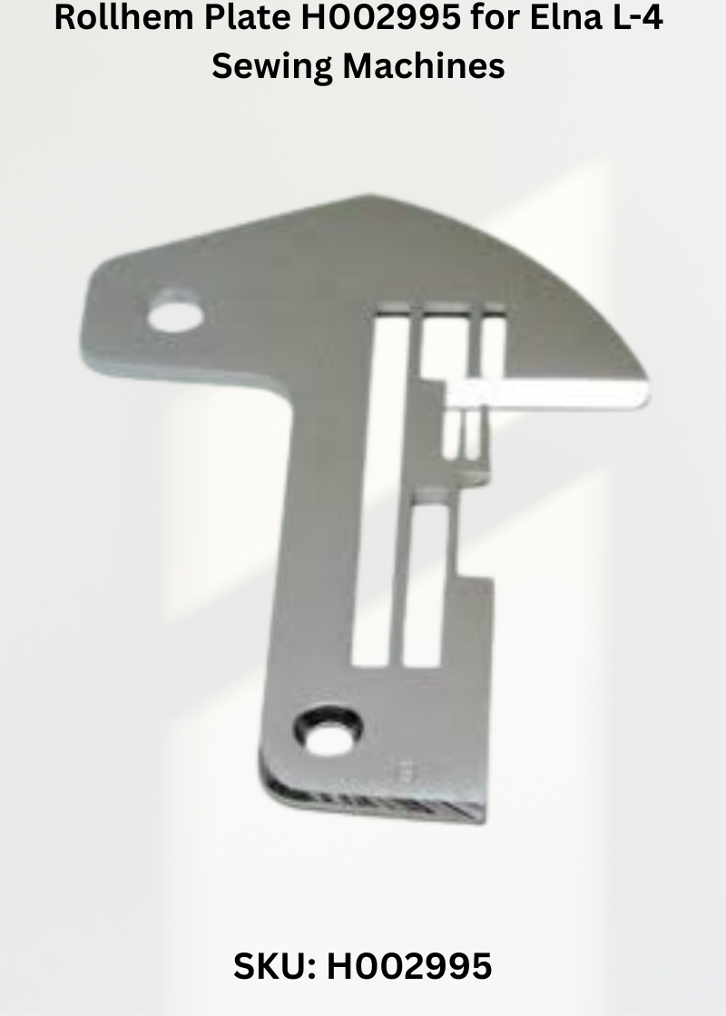 Rollhem Plate H002995 for Elna L-4 Sewing Machines