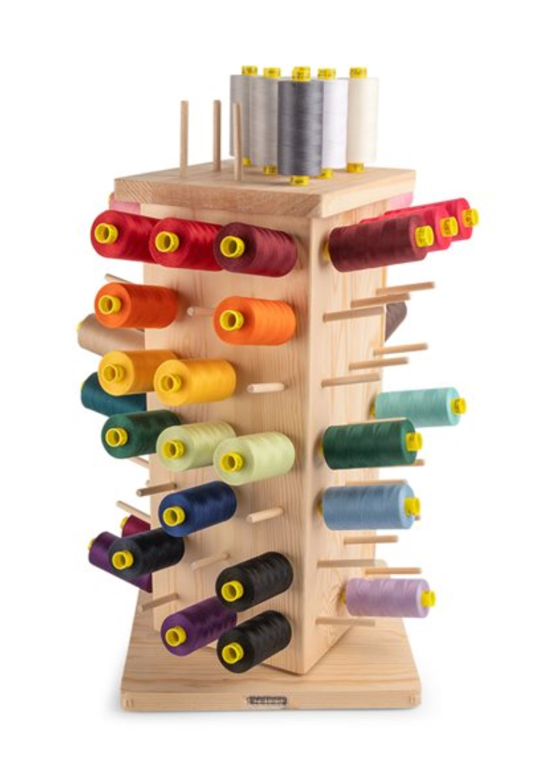 Rotary Thread Rack – Tabletop Organizer for 84 to 93 Spools