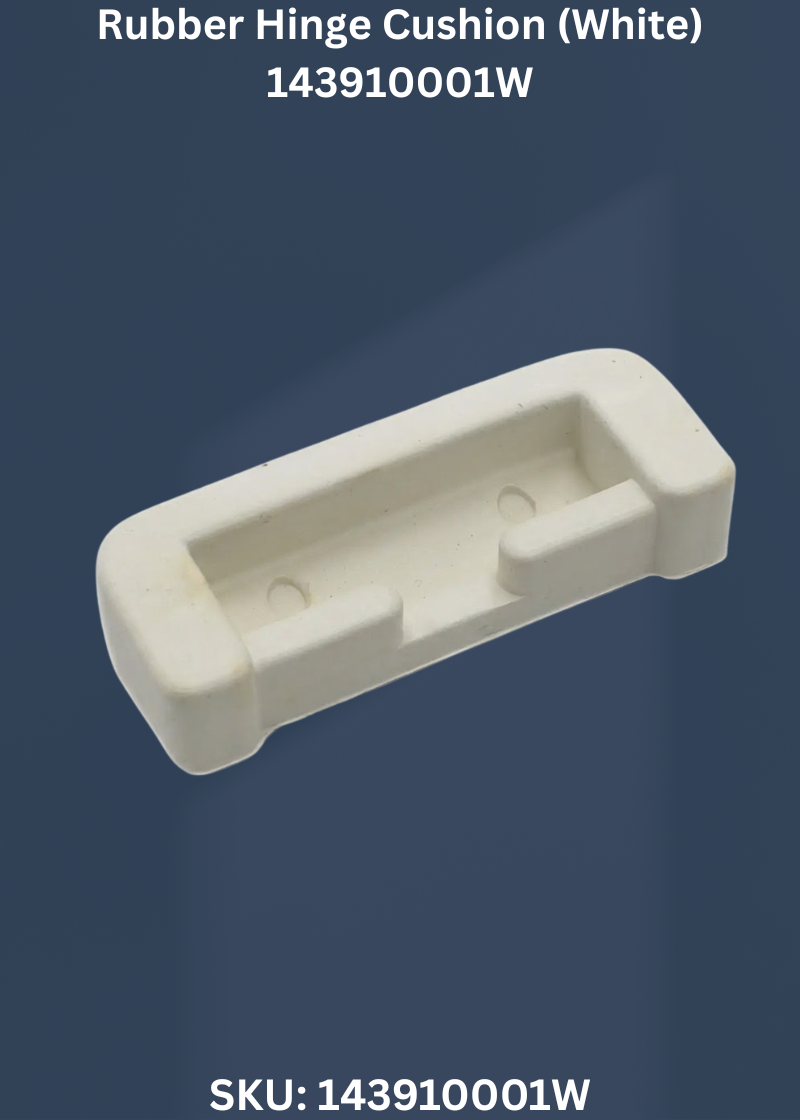 Rubber Hinge Cushion (White) 143910001W for Industrial Sewing Machines
