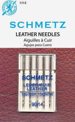 Schmetz Leather 5-pk sz14/90, 10pkg/box