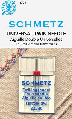 Schmetz Universal Twin sz2.5/80, 10pkg/box