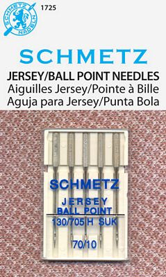 Schmetz Jersey/Ballpoint 5-pk sz10/70
