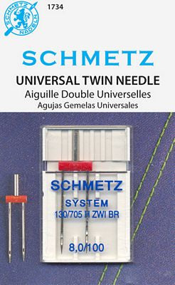 Schmetz Universal Twin sz8.0/100
