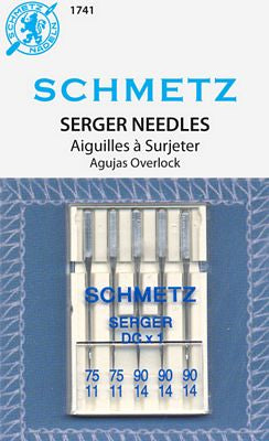 Schmetz Overlock DCx1 Asstorted Sizes 11-14, 10/bx