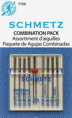 Schmetz Combination Pack, 10pkg/box