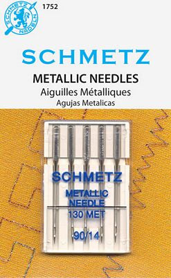 Schmetz Metallic 5-pk sz14/90, 10pkg/box