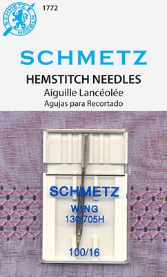 Schmetz Hemstitch 1-pk sz16/100, 10pkg/box