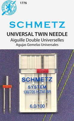Schmetz Universal Twin 6.0/100, 10pkg/box