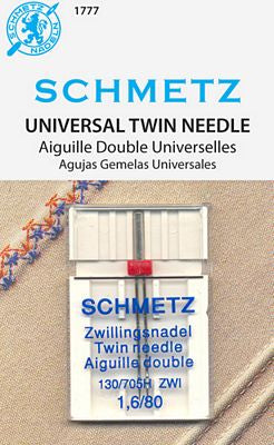 Schmetz Universal Twin sz1.6/80, 10pkg/box