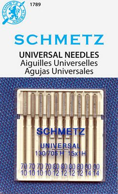 Schmetz Universal 10-pk Assortment, 10pkg/box
