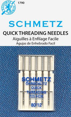 Schmetz Quick Threading 5pk Size 12/80