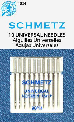 Schmetz Universal 10pk sz14/90, 10pkg/box