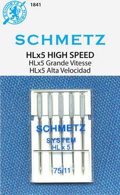 Schmetz HLx5 Professional Quilting sz75/11 5pk