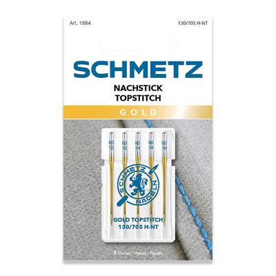Schmetz Gold Topstitch Asst 3-80/12 2-90/14 130NT