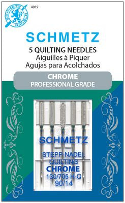 Schmetz Chrome Quilting 90/14 Carded 5 Pack