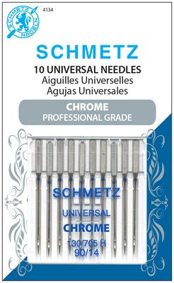 Schmetz Chrome Universal 90/14 Carded 10 Pack