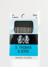 s-thomas-sons-sharps-hand-needles-12-pack