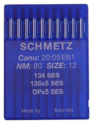 Schmetz 134SES Ball Point sz80/12 10/pkg