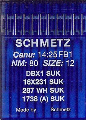 Schmetz 16X231 Suk sz80/12 10/pkg