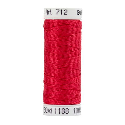Sulky12wt Cotton Petites 50yds-Red Geranium