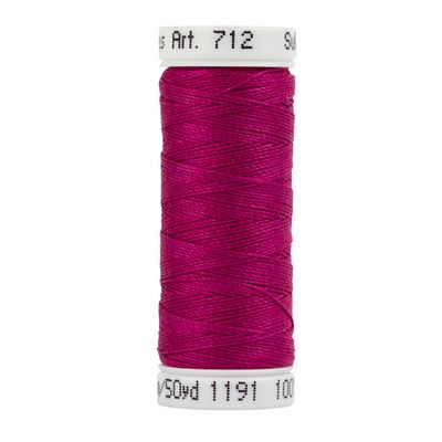 Sulky12wt Cotton Petites 50yds-Dark Rose