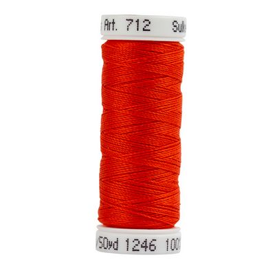 Sulky12wt Cotton Petites 50yds-Orange Flame