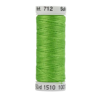 Sulky12wt Cotton Petites 50yds-Lime Green