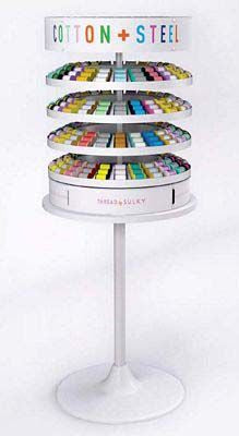 Sulky Cotton + Steel Metal Display 1st 50 Colors