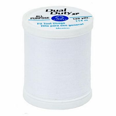 Coats & Clark Dual Duty XP 125yds 3/box, White