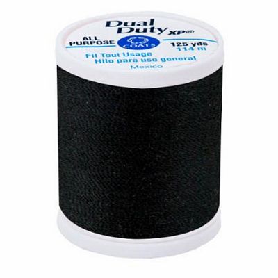 Coats & Clark Dual Duty XP 125yds 3/box, Black