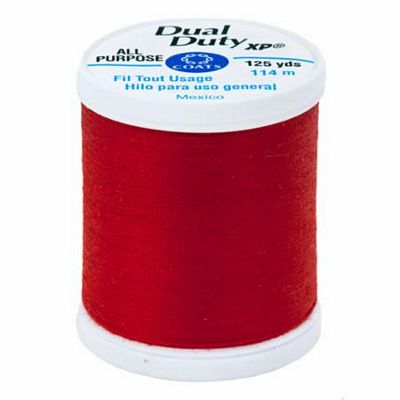 Coats & Clark Dual Duty XP 125yds 3/box, Red
