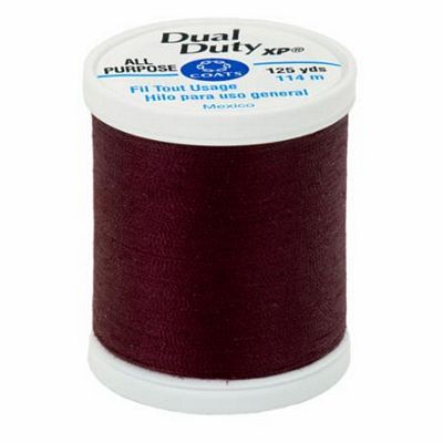 Coats & Clark Dual Duty XP 125yds 3/box, Maroon