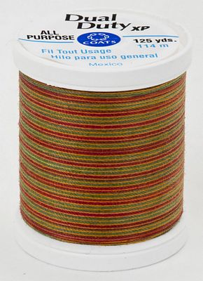 Coats & Clark Dual Duty XP 125yds 3/box, Fall Leaves